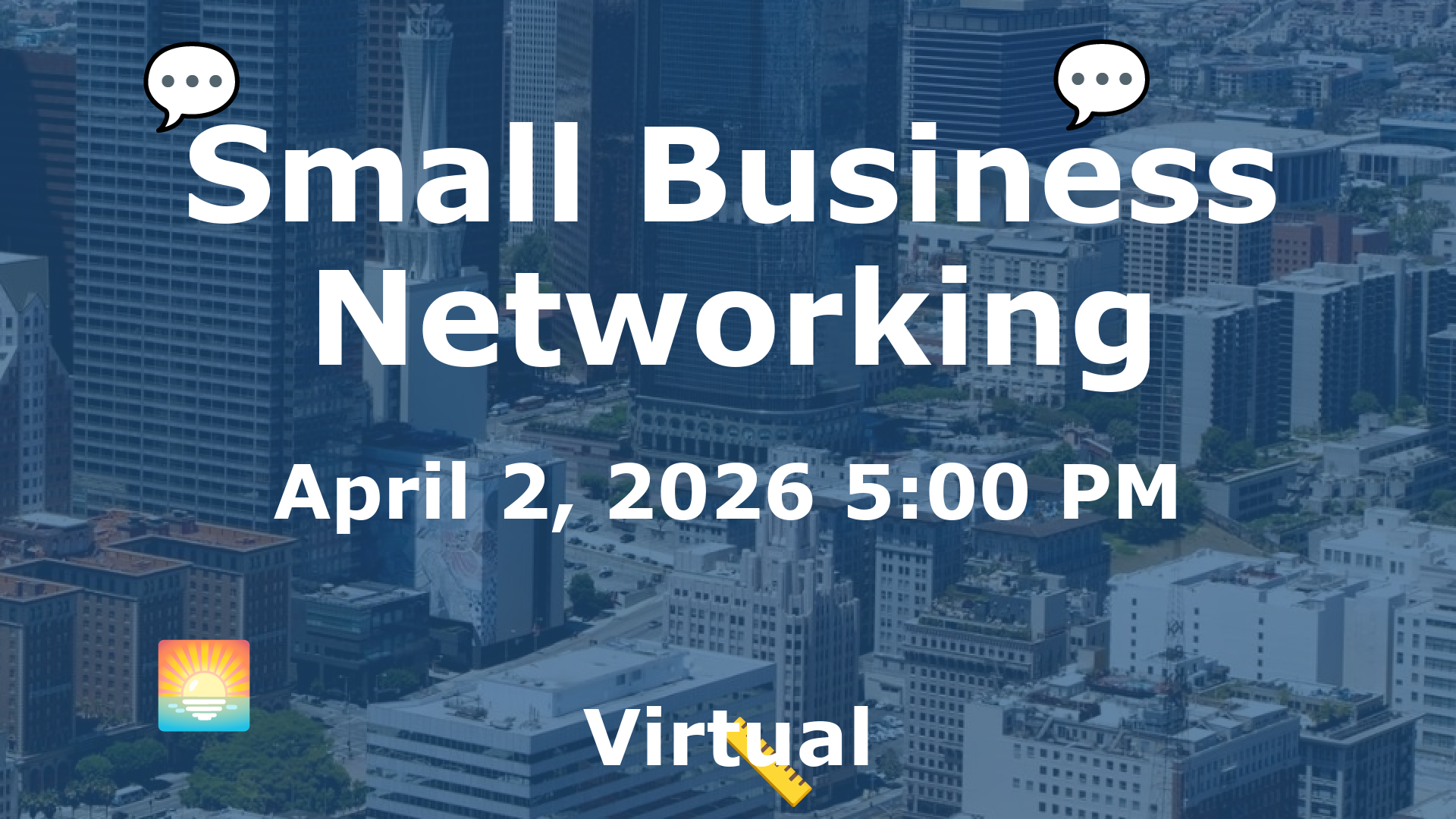 Small Business Networking event image